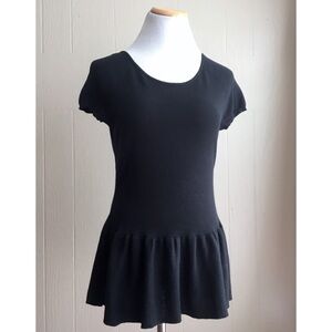 Peruvian Connection Pima Cotton Peplum Top